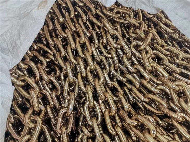 Grade 100 Link Chain Black Chain For Lifting Round Steel Link Chain