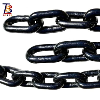 Vysokonapěťový řetěz G80 Black zvedací ocelový řetěz / řetěz z legované oceli